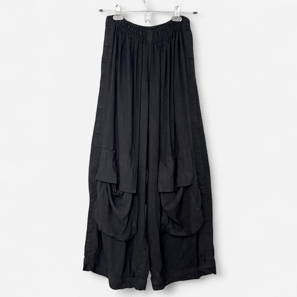 Kaliyana Pants - KALIYANA Linen Wide Leg Pants | Harem Lagen Look